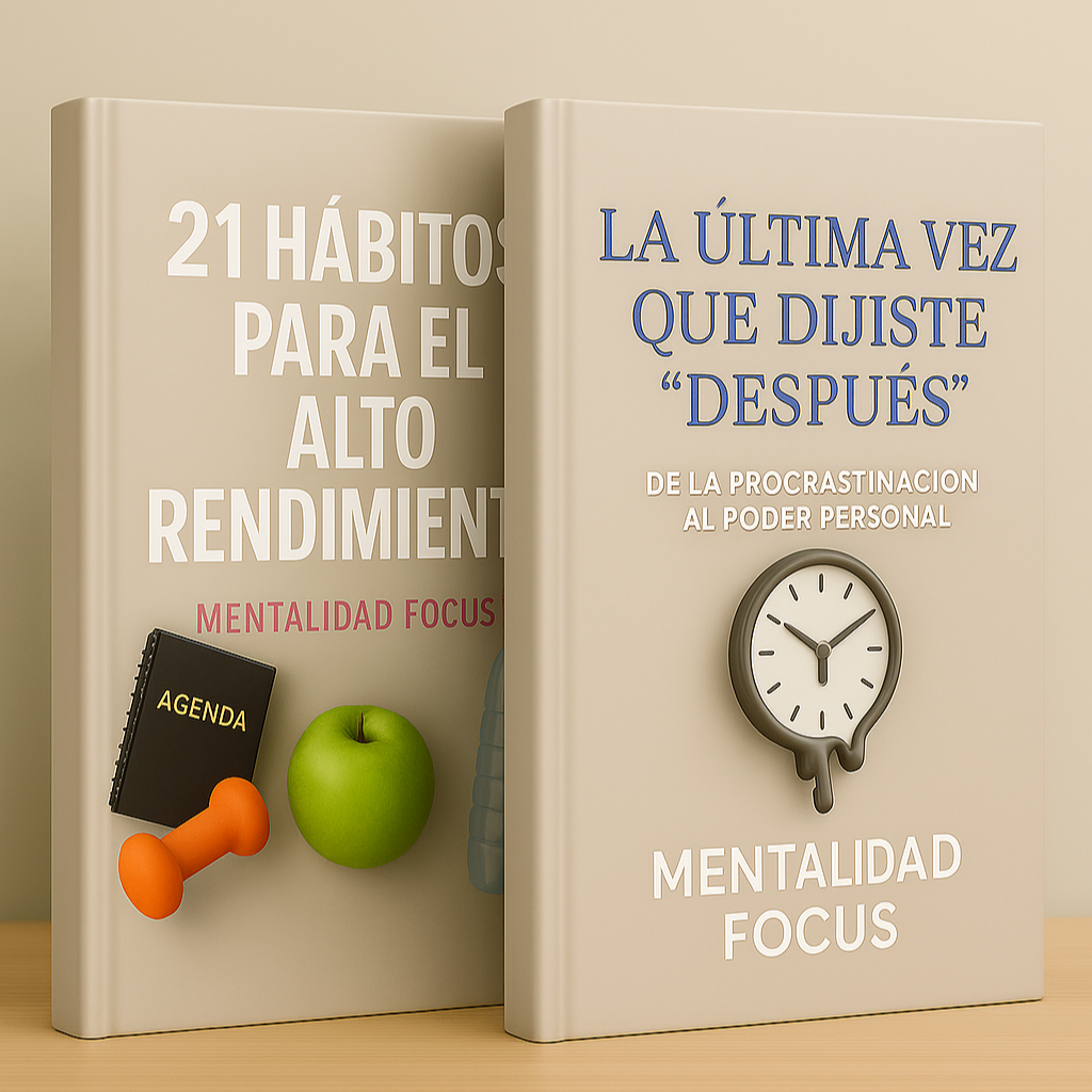 COMBO X2 Ebooks - Hábitos de Alto Rendimiento + Adiós a la Procrastinación
